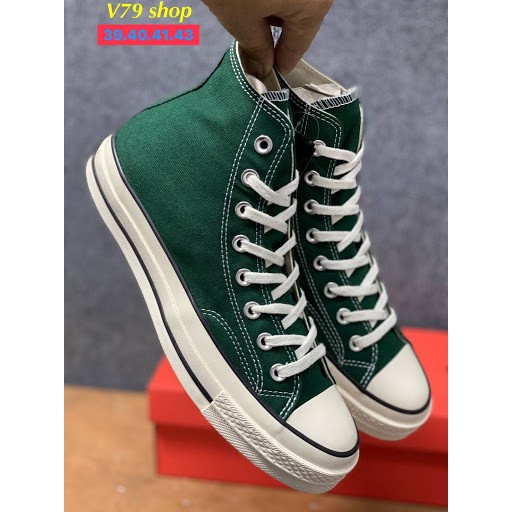 รองเท้า-converse-สีเขียว-หุ้มส้น
