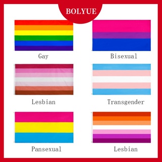 Gay Pride ธงแบนเนอร์ LGBT สีรุ้ง สําหรับวันหยุด ธง ขนาด 90x60 ซม. สําหรับตกแต่งเทศกาลเกย์ ธงความภาคภูมิใจ