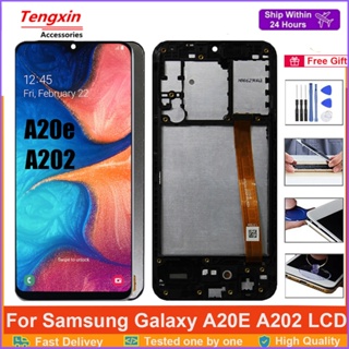 หน้าจอแสดงผล LCD ดิจิทัล 5.8 นิ้ว a202 สําหรับ Samsung Galaxy A20E A10E SM-A202F A202F DS A102F A102F DS