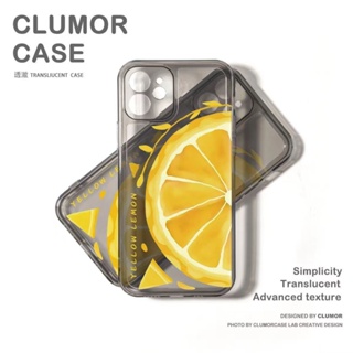 Summer Lemon Phone Case for Iphone 13 Iphone11 Apple 12ppromax Ultra-Thin XR/6/8 Transparent 7