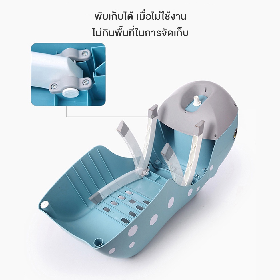 รุ่นใหม่-เตียงสระผมเด็ก-เก้าอี้สระผมเด็ก-ใช้ได้ถึงอายุ-8-ขวบ-ขนาด-42x97x35-cm