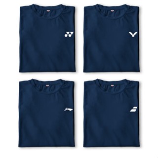 Navy Blue Badminton Shirt (Drifit) (Yonex, Victor, Babolat, Lining)(Unisex)_01