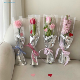 Dr.bei ถุงบรรจุภัณฑ์ช่อดอกไม้ กันน้ํา 10 แผ่น สําหรับตกแต่งปาร์ตี้ วันวาเลนไทน์