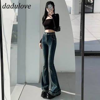 DaDulove💕 New Korean Style Fashion High Waist WOMENS Flared Pants Retro Jeans Loose plus Size Wide Leg Pants