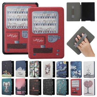 For Amazon All-New Kindle 11th Gen 2022 6 inch C2V2L3 Magnetic Smart Patterned Leather Case Cover