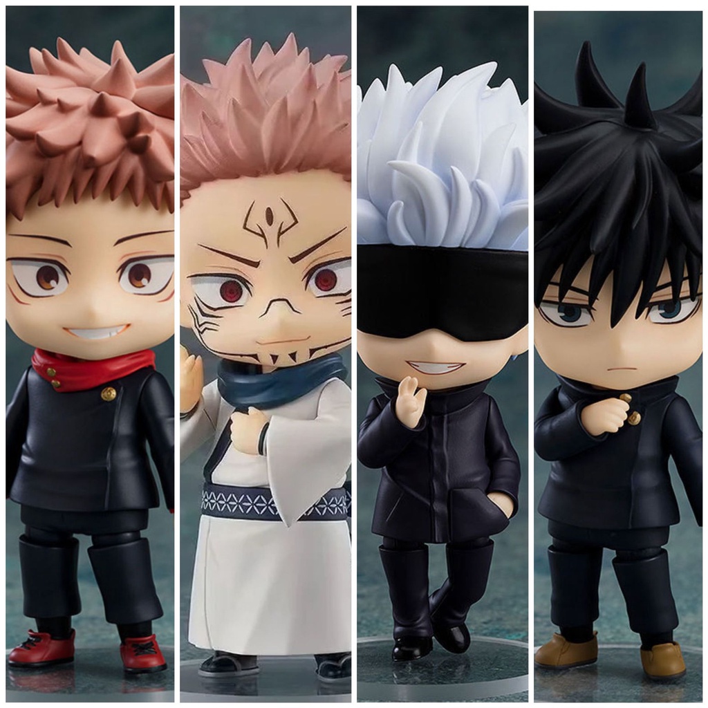 nendoroid-jujutsu-kaisen-1479-yuji-itadori-1506-ตุ๊กตาฟิกเกอร์-fushiguro-megumi-ryomen-sukuna-ของเล่นสําหรับเด็ก