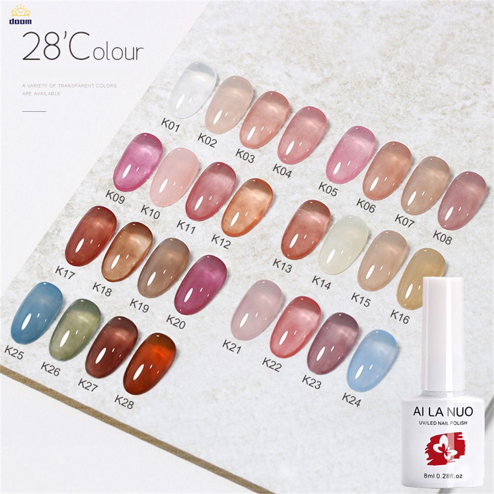 ยาทาเล็บสีนู้ดใส-สีทาเล็บเจล-ยาทาเล็บ-เจลลี่-ยาทาเล็บสีนู้ดโปร่งแสง-ใหม่-เจลทาเล็บสีชมพูนู้ดใส-base-coat-เบสเจล-ยอดนิยม-สีใส-nail-polish-cod-doom