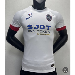 [Player Version] 2324 ใหม่ เสื้อเชิ้ตแขนสั้น ลายฟุตบอล Johor away สีขาว คุณภาพสูง