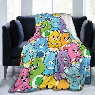 【พร้อมส่ง】ผ้าห่มสักหลาดนุ่ม อบอุ่น ลาย Care Bears ใส่สบาย สําหรับโซฟา ห้องนอน ห้องนั่งเล่น เหมาะกับเด็ก และผู้ใหญ่