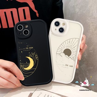 เคสโทรศัพท์มือถือคู่รัก แบบนิ่ม เรียบง่าย สําหรับ Redmi 12C 10A 9 10 A1 9C 10C 9A 9T K40s POCO X3 NFC Pro M3 F4 Redmi Note 11 10s 11s 10 Pro 8 9 Pro 9s 11Pro+ Mi 12 11 Lite 11T ผ้าคลุมกันแดด ลายดวงจันทร์