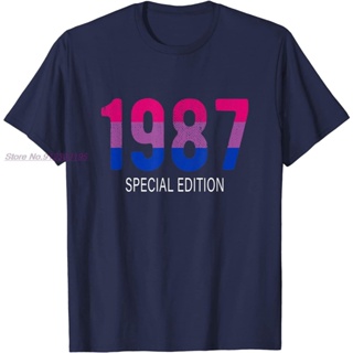 1987 Bisexual Birthday - Bisexual Pride Bi Gift Bisexuality T-Shirt_03