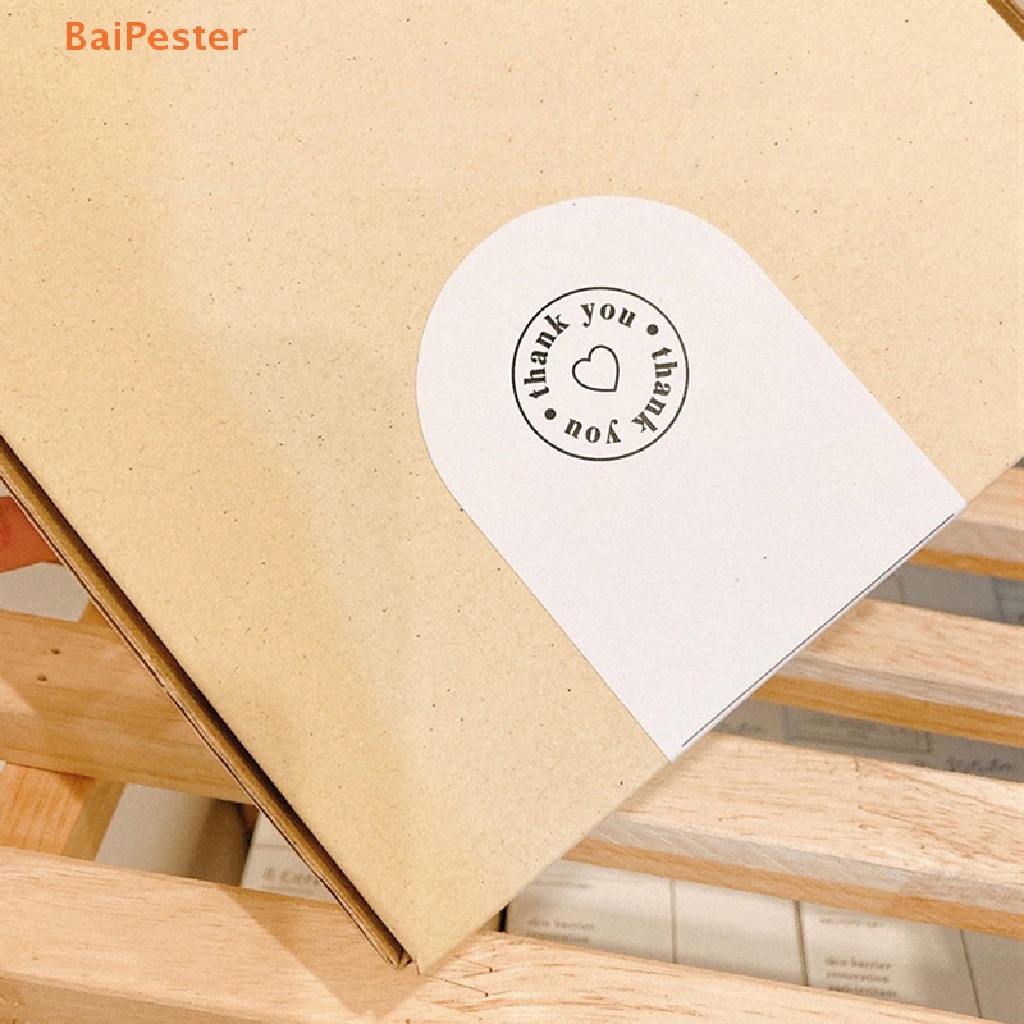 baipester-สติกเกอร์ทรงสี่เหลี่ยมผืนผ้า-ลาย-thank-you-สําหรับตกแต่งกล่องบรรจุภัณฑ์-50-ชิ้น