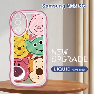 สําหรับ Samsung Galaxy M23 5G เคสโทรศัพท์มือถือแบบนิ่ม กันกระแทก ลายการ์ตูนแอนิเมชั่น แฟชั่น