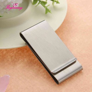 ✿ beginning ✿ Stainless Steel Collar Clip Solid Color Fashion Unisex Paper Clip for Card Book ✿