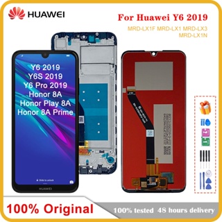 หน้าจอสัมผัส LCD 6.09 นิ้ว สําหรับ Huawei Y6 2019 Huawe Honor 8A LCD Y6 Pro 2019