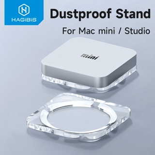 Hagibis ขาตั้งอะคริลิคใส ระบายความร้อน กันฝุ่น สําหรับ Mac Mini และ Mac Studio