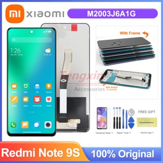 หน้าจอสัมผัส Lcd 6.67 นิ้ว สําหรับ Xiaomi Redmi Note 9S M2003J6A1G Redmi Note 9 Pro