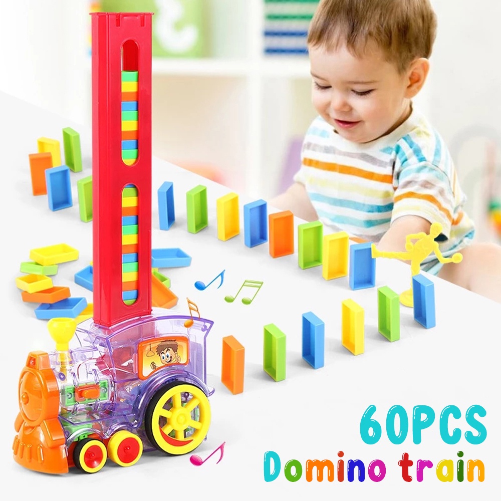 ของเล่นเด็ก-domino-train-ชุดของเล่น-วางรถไฟบล็อกเกมของเล่นวาง-domino-อัตโนมัติ-รถไฟ-ของขวัญเด็ก