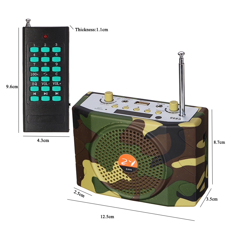 เสียงพกพาไร้สายรีโมทแอมป์สอนลำโพงวิทยุ-fm-usb-รองรับบลูทูธ-bluetooth-ลำโพงช่วยสอน-ไมค์ช่วยสอน