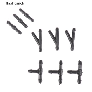 Flashquick 10 ชิ้น สากล ข้อต่อท่อน้ํา เบนซิน ที่ปัดน้ําฝน หัวฉีดท่อ ดี