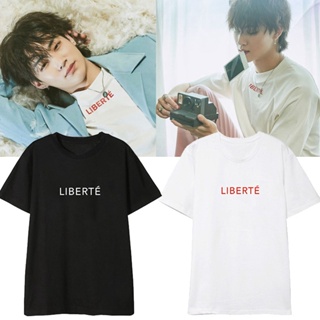  ใหม่เอี่ยมเสื้อยืด 【ins】Kpop GOT7 Support Cotton T-Shirt Fashion Tee Tshirt for Men and Womenเสื้อยืด เสื้อคู่รัก