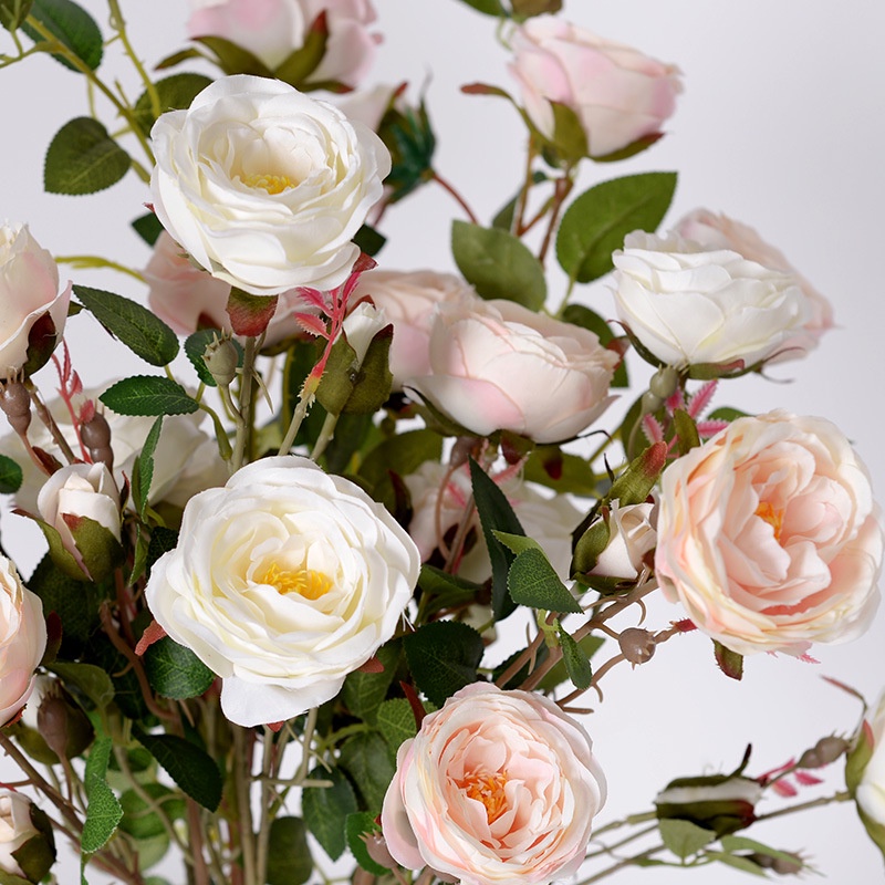 ดอกคามิเลียประดิษฐ์-ดอกกุหลาบ-ดอกคามิเลีย-6-ดอก-สําหรับตกแต่งบ้าน-โรงแรม-ห้องโถง-เพดาน-งานแต่งงาน