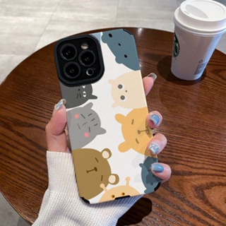 เคสโทรศัพท์มือถือนิ่ม กันกระแทก ป้องกันกล้อง ลายการ์ตูน สําหรับ IPhone 11 Pro Max 12 Pro Max X XR XS Max SE 7 Plus 8 Plus 13 Pro Max 14 Pro Max