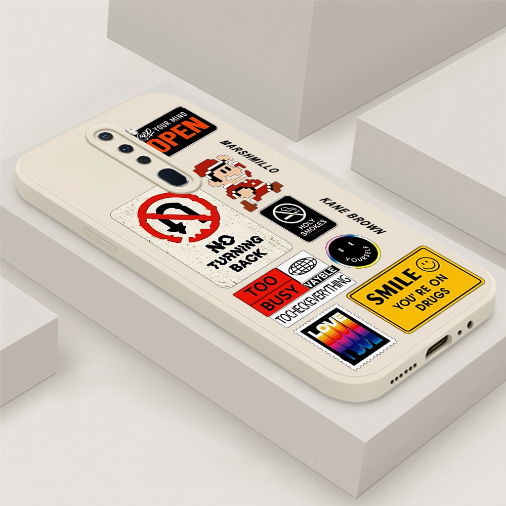 เคสโทรศัพท์มือถือแบบนิ่ม-tpu-ลายฉลากสติกเกอร์การ์ตูนวันพีซ-ลูฟี่-แฟชั่น-สําหรับ-oppo-a1k-a71-a39-oppo-a37-a57-f1s-realme-c2-c15-c12-c25y-realme-c21y-c25-c25s-c17-3