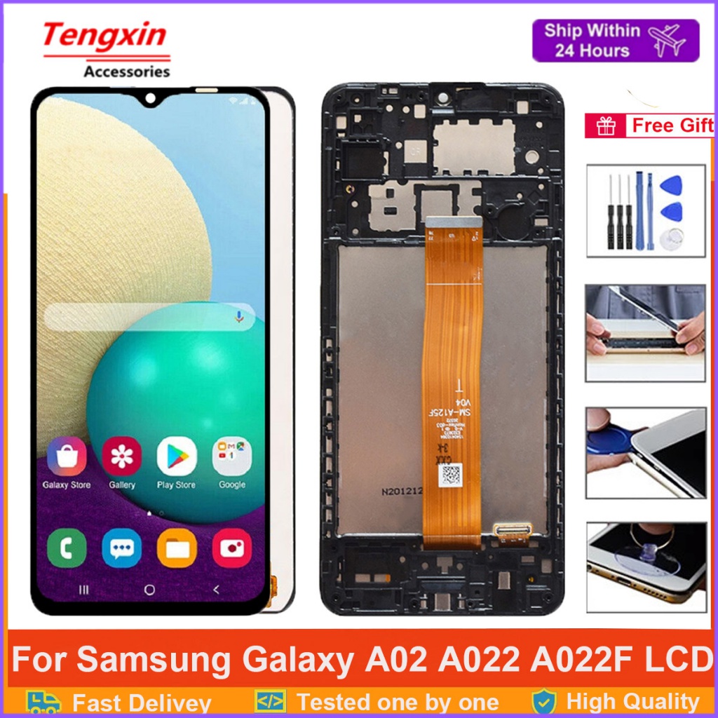 หน้าจอสัมผัสดิจิทัล-lcd-a02-6-5-นิ้ว-สําหรับ-samsung-galaxy-a02-lcd-a022-sm-a022m-a022f-a022g-a022f-ds