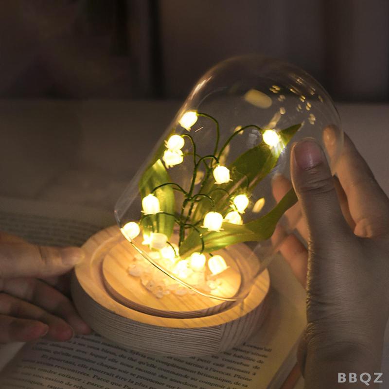 bbqz01-led-flower-lights-lily-of-the-valley-battery-powered-led-decorative-flowers-night-light-dome-desk-table-top-bedroom-decoration-warm-light