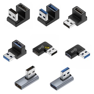 Bt อะแดปเตอร์เชื่อมต่อ USB 3.0 ตัวผู้ เป็นตัวเมีย 90 องศา USB 3.0