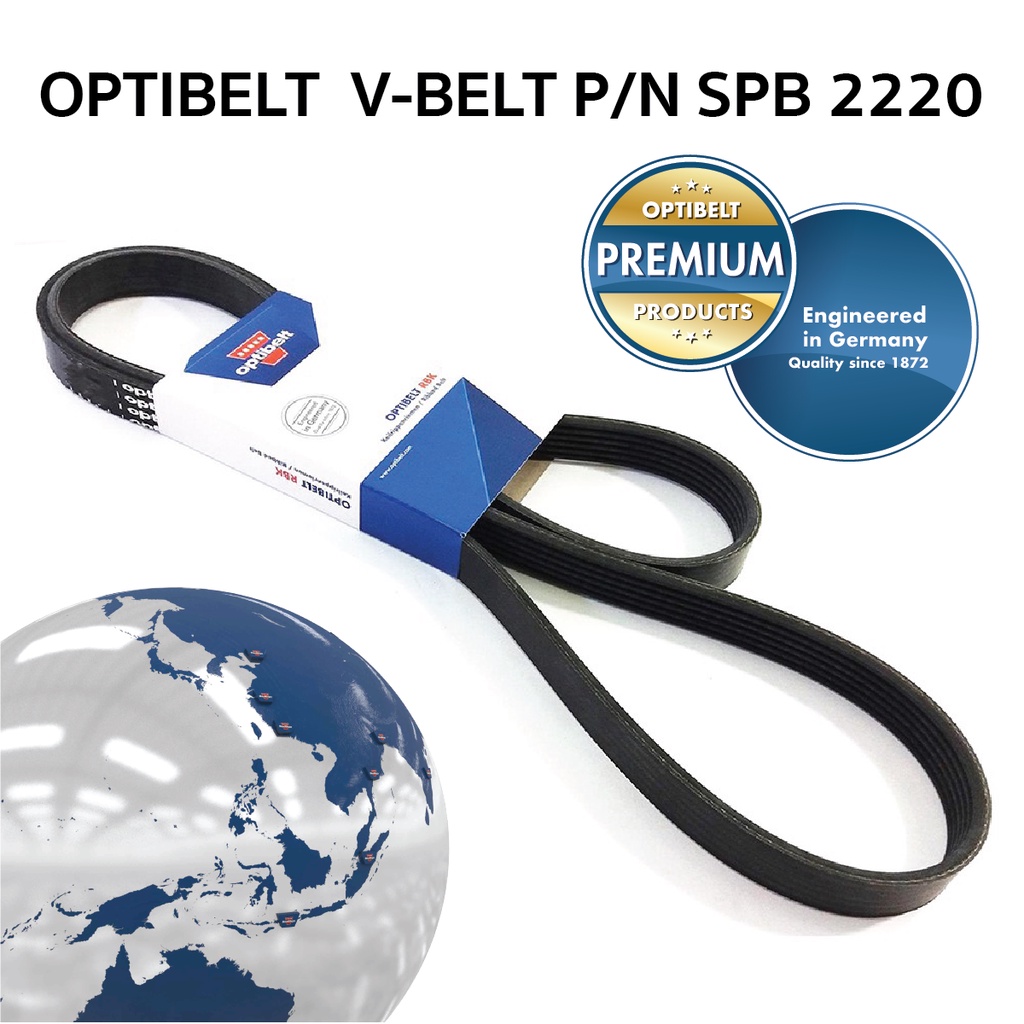 OPTIBELT V-BELT P/N SPB 2220 สายพาน AUTOMOTIVE สายพาน INDUSTRIAL สายพาน ...