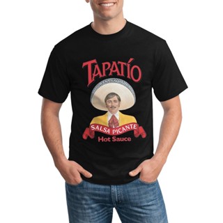 [S-5XL] เสื้อยืด พิมพ์ลายโลโก้ขวดซอส Tapatio แฟชั่นสําหรับผู้ชาย