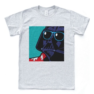เสื้อยืด พิมพ์ลาย Darth Vader Pop Art สไตล์วินเทจ เรโทร