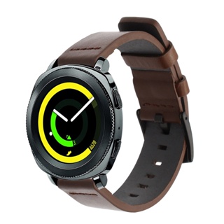 สายนาฬิกาข้อมือหนังแท้ สําหรับ Samsung Galaxy Watch 6 5 4 40 44 3 46 มม. 42 มม. Gear s3 20 22 มม.