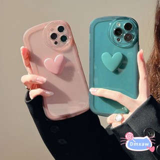 เคสโทรศัพท์มือถือแบบนิ่ม ใส กันกระแทก ลายหัวใจ 3D สําหรับ OPPO Reno 8Z 7Z 6Z A96 5G A94 4G Reno 5F 7 6 5 Lite 4F 5 Pro