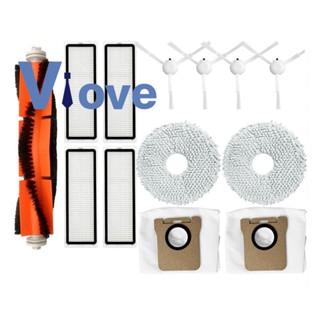 For Xiaomi Robot Vacuum X10+ Plus B101GL Main Side Brush Mop Cloth Holder Hepa Filter Dust Bag Spare Part Accessories