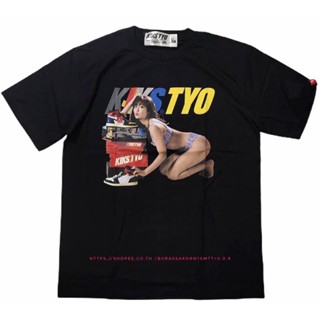 [S-5XL] เสื้อยืด kikstyo เสื้อstreetwear เสื้อโอเวอร์ไซส์