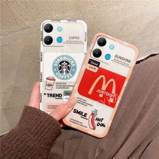 เคสโทรศัพท์มือถือแบบนิ่ม ใส กันกระแทก สําหรับ Infinix Smart7 InfinixSmart7 2023