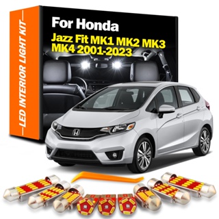 Canbus หลอดไฟ LED ภายในรถยนต์ สําหรับ Honda Jazz Fit MK1 MK2 MK3 MK4 2001- 2017 2018 2019 2020 2021 2022 2023