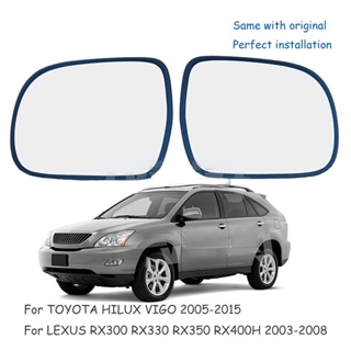 HYS Left right Heated Side rearview mirror glass lens For LEXUS RX300 RX330 RX350 RX400H 2003-2008 HILUX VIGO car mirrors