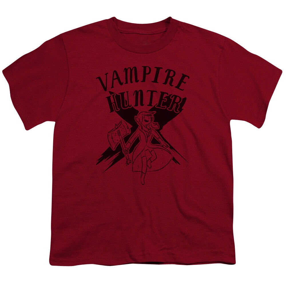 s-5xl-เสื้อยืด-พิมพ์ลายการ์ตูน-adventure-time-vampire-hunter-สําหรับเด็ก