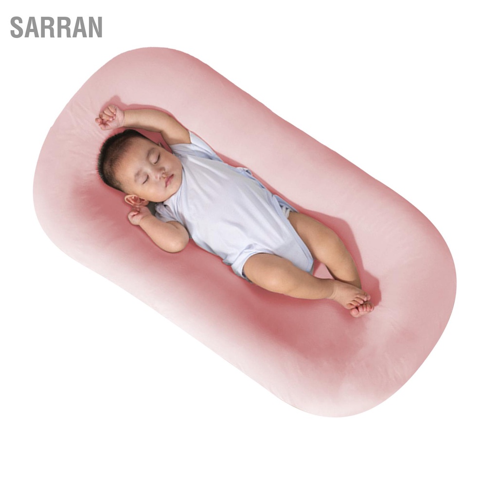 sarran-เตียงเด็กแรกเกิดแบบพกพาเด็กวัยหัดเดินป้องกันกระดูกสันหลังรองรับเตียงเปลเด็กแบบถอดได้โพลีเอสเตอร์นุ่ม