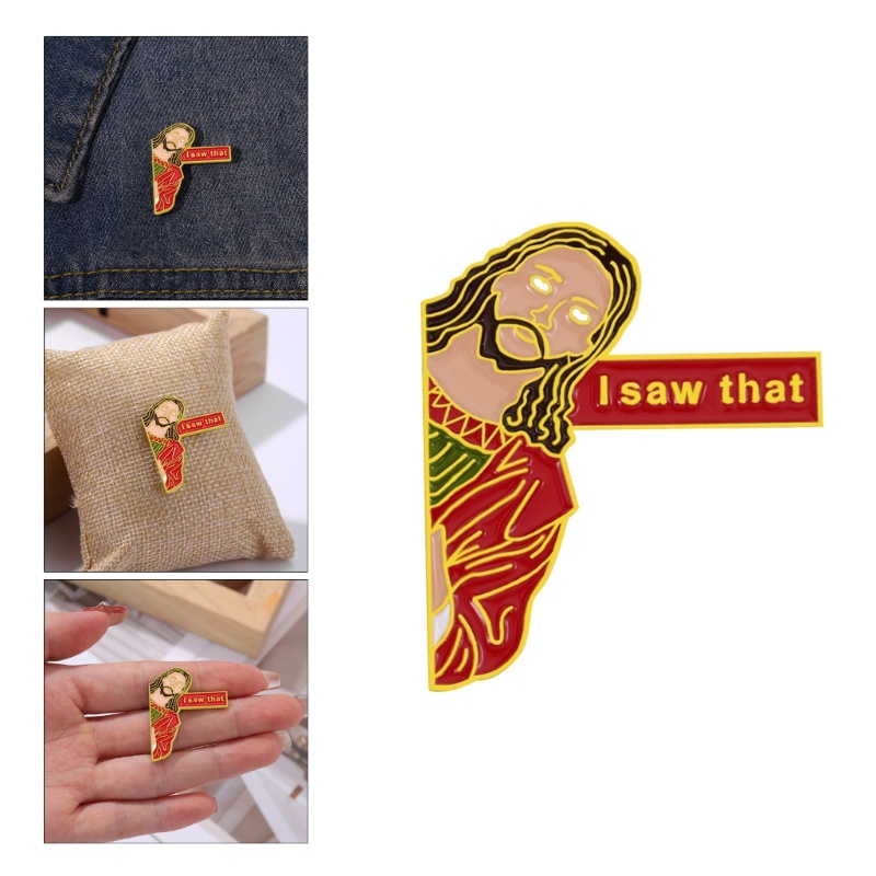 arin-i-that-jesus-lapel-pin-อุปกรณ์เสริมกระเป๋าเป้สะพายหลัง-เครื่องประดับสําหรับผู้หญิง-ผู้ชาย