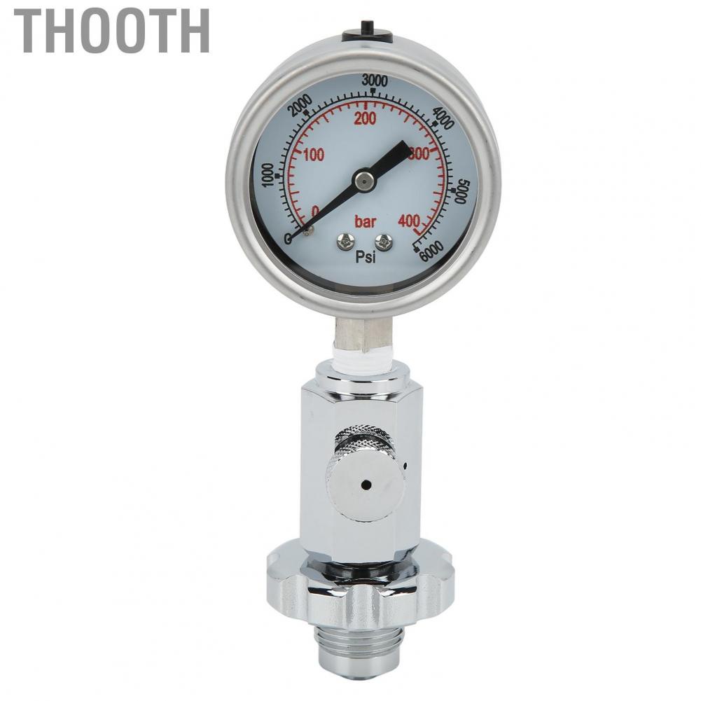 Thooth Scuba Diving Tank Checker Accurate Clear Dial Dive Pressure ...
