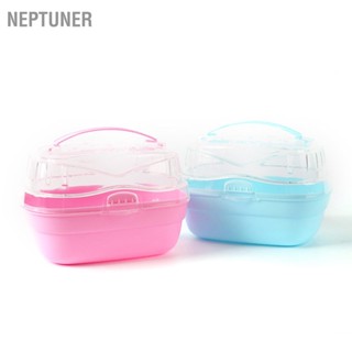 Neptuner กรงใส่หนูแฮมสเตอร์ ขนาดเล็ก แบบพกพา น้ําหนักเบา สําหรับเดินทางกลางแจ้ง