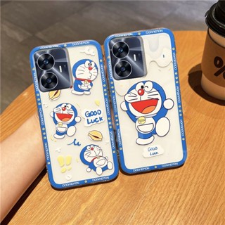 พร้อมส่ง เคสโทรศัพท์มือถือใส แบบนิ่ม ลายการ์ตูนโดราเอมอน กันกระแทก สําหรับ Realme C55 NFC 2023 REALMEC55 NFC