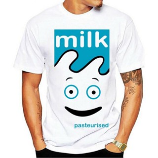 [S-5XL] เสื้อยืดคอกลม เสื้อแขนสั้น เสื้อยืด พิมพ์ลาย Milky 3 Blur milk Dance coffe and tv Missing Music แฟชั่นสําหรับผู้