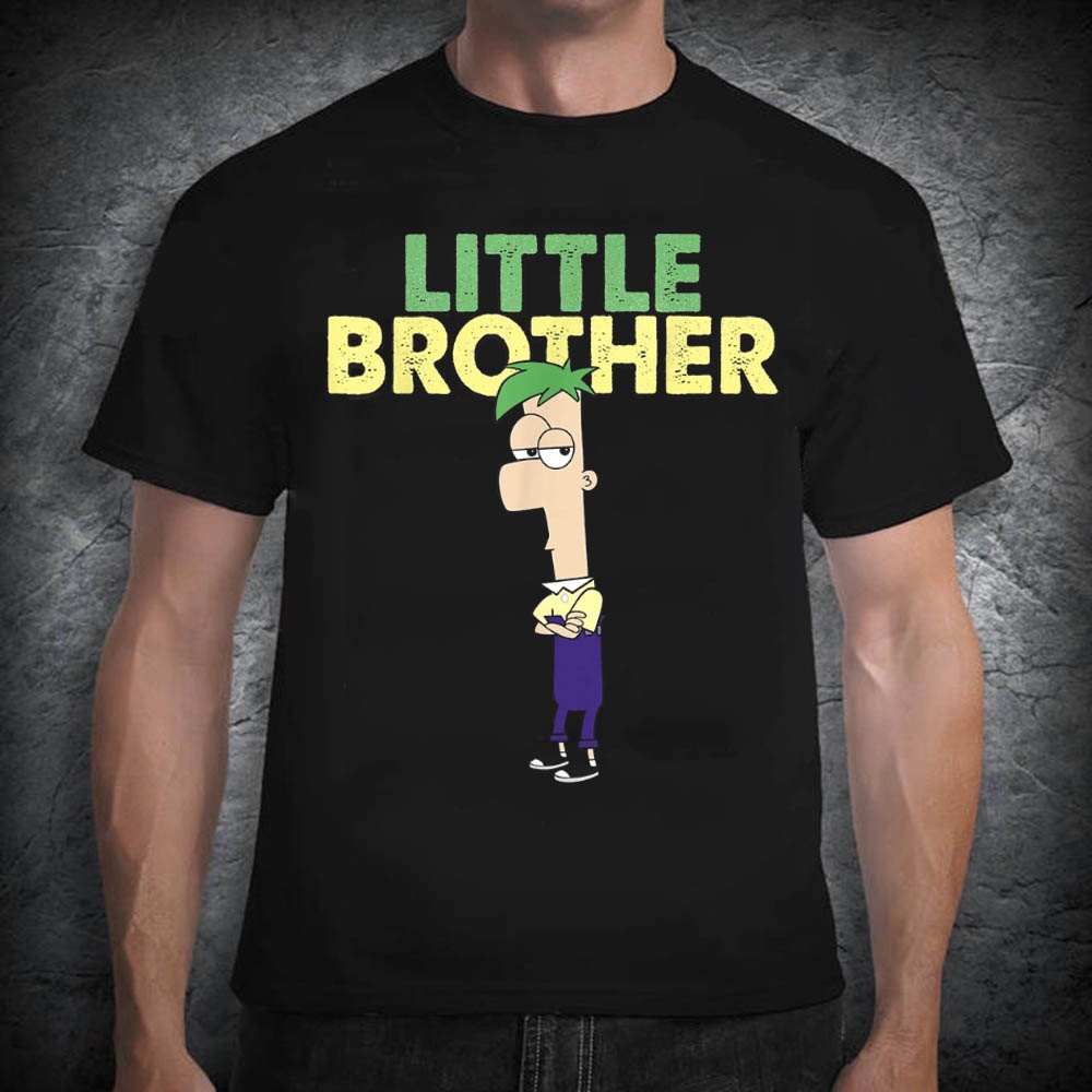 green-brother-t-shirt-phineas-and-ferb-theรูปแบบแฟชั่นที่เรียบง่ายดูดี