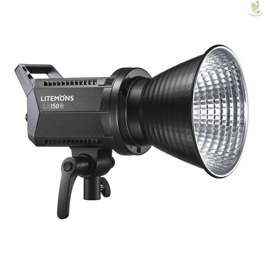 godox-litemons-la150bi-studio-led-video-light-190w-photography-light-lamp-2800k-6500k-bi-color-temperature-11-fx-lighting-effects-cri96-tlci97-bowens-mount-app-remote-control-for-home-studio-vlog-live